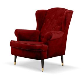 Sessel Uszak Mabcal bordeaux Samt