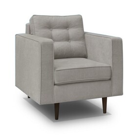 Sitzsackstuhl Juttic graues Velvet