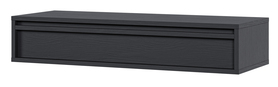 Konsole Evo mit hängendem Schrank 90 cm Schwarz