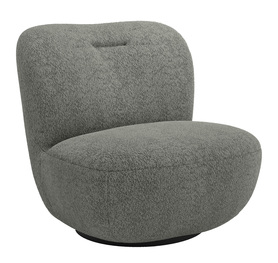 Drehsessel Nicolino dunkelgrau Boucle