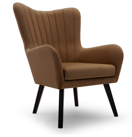 Sessel Lari braun Velvet