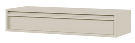Evo-Konsole mit hängendem Schublade 90 cm Grau Beige