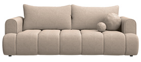 Dreisitzer Dandelino mit Schlaf-Funktion beige hydrophobes Chenille