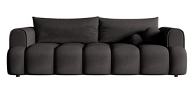 Drei-Sitzer-Sofa Dandelino mit Schlaf-Funktion Magic Velvet 2273 Samt