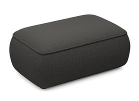 Sitzsack Ovo dunkelgrau Boucle