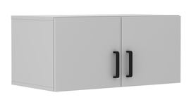 Zweiflügelige Stundly-Haube 80 cm Grau