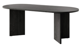 Tisch Ovo 204 cm Esche Portland Schwarz