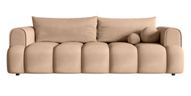Drei-Sitzer-Sofa Dandelino mit Schlaffunktion Magic Velvet 2282 Samt