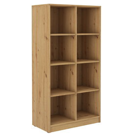 Hochregal Stundly mit acht Nischen 80 cm Artisan-Eiche