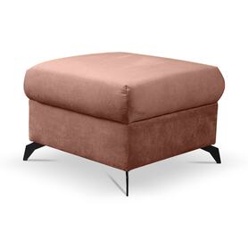 Sitzsack auf Metallbeinen Hazryn mit Behälter, rosa Samt, leicht zu reinigen