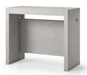 Ausziehbarer italienischer Tisch Roma 90x45/190 cm Beton