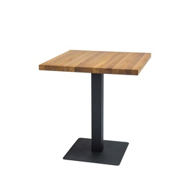 Divock Tisch 70x70 cm mit Eichenfurnier