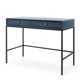 Schminktisch Schreibtisch mit Schubladen Monne 104x50 cm navyblau